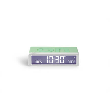 นาฬิกาตั้งโต๊ะขนาดเล็ก LEXON Flip+ Alarm Clock PANTONE สีเขียวพาสเทล